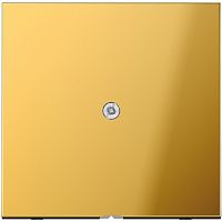 Вывод кабеля без рамки Jung LS990 metal золото картинка